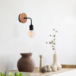 Opviq Dartini - MR - 735 Lámpara de pared industrial negra
